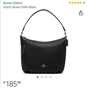Coach hand bag with wallet
